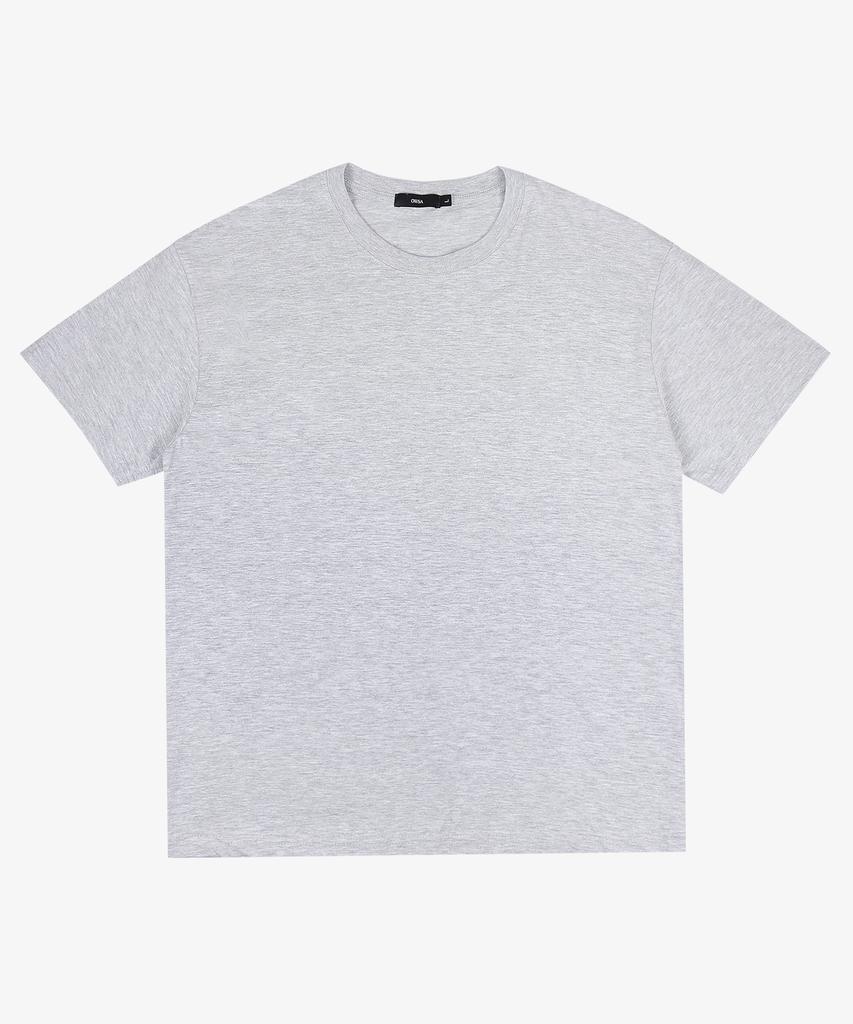 Ousa Basic Plain Short Sleeve T-Shirt 6 Colors