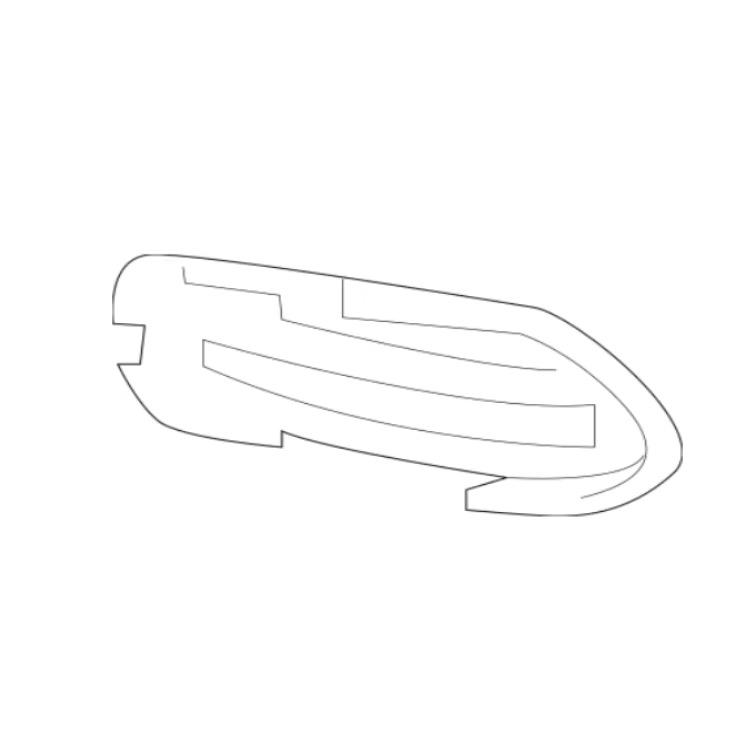 Front Bumper Fog Light Cover for Mercedes X218 C218 (2188851822, 2188851722)