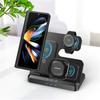 100W 3 In 1 Wireless Charger Stand For Samsung Fold 4 3 S22 Untra Galaxy Watch 5 4 3 Active 2/1 Buds Fast Charging Dock Station