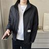 Autumn Men's Casual Sports Breathable Outdoor Stand Collar Regular Jacket Loose Material