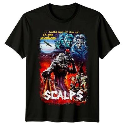 Cuoio capelluto (1983) T-shirt ispirata ai poster cinematografici, stile retrò anni '80.