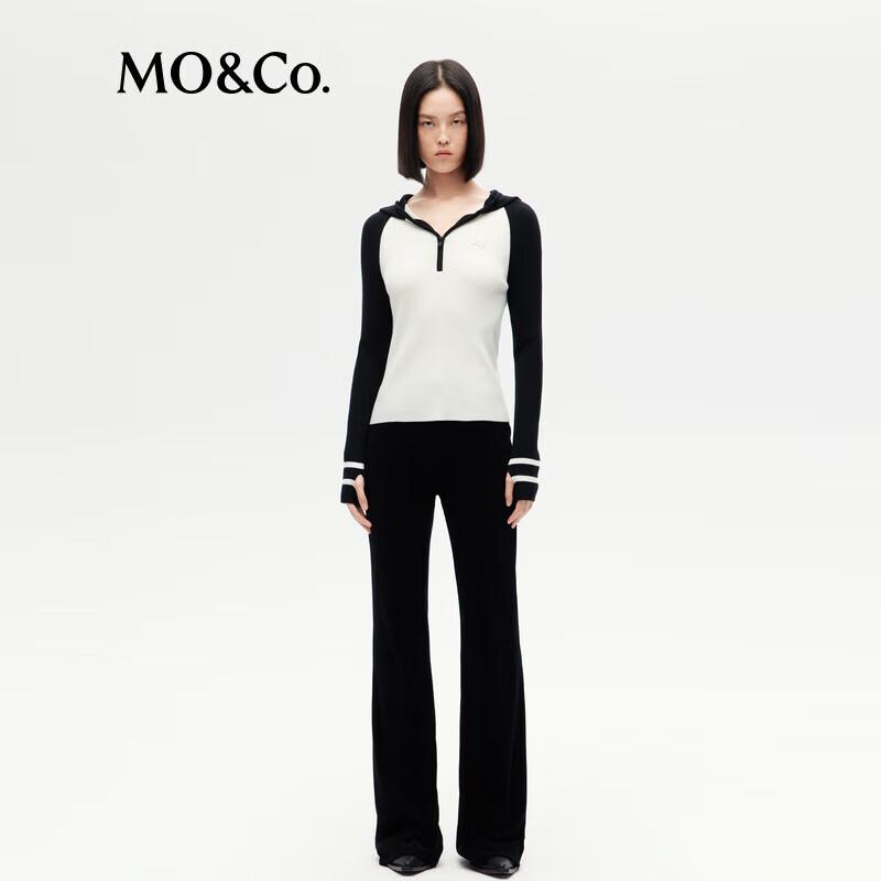 MO&Co. Women's High-Waist Flare Trousers