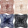 70×70cm Women's Print Scarves Lightweight Hijab Fashion Shawl  Daily Wear