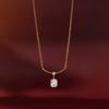 Yori Delicate Bling Cubic Zirconia  Pendant Stainless Steel Luxury Necklace High-Grade Fashion Shiny Jewelry Gift Unisex