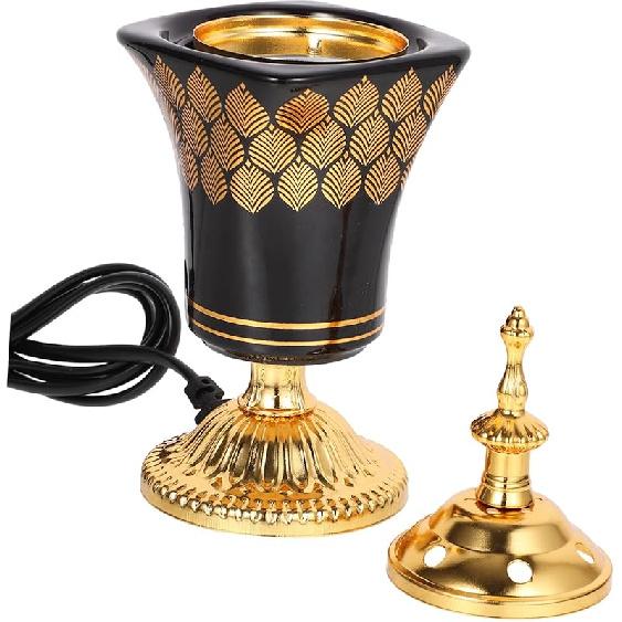 Incense Burner Censor Burner Pot Censer Burner Electric Incense Stove Electric Bakhoor Burner Wax Melt Warmer Incense Censer Ornament Incense 19.50X7.50X7.50CM