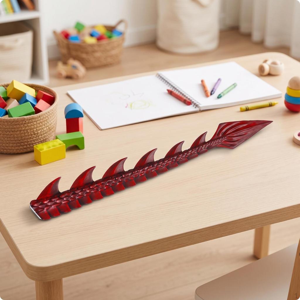 Tapered Costume Creature Tail | Easy to Wear, Molded, for Halloween,