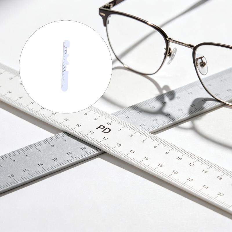 5PCS PD Ruler Flexible PVC Pupillary Distance Ruler Precise Measurement Tool For Opticians And Home Use