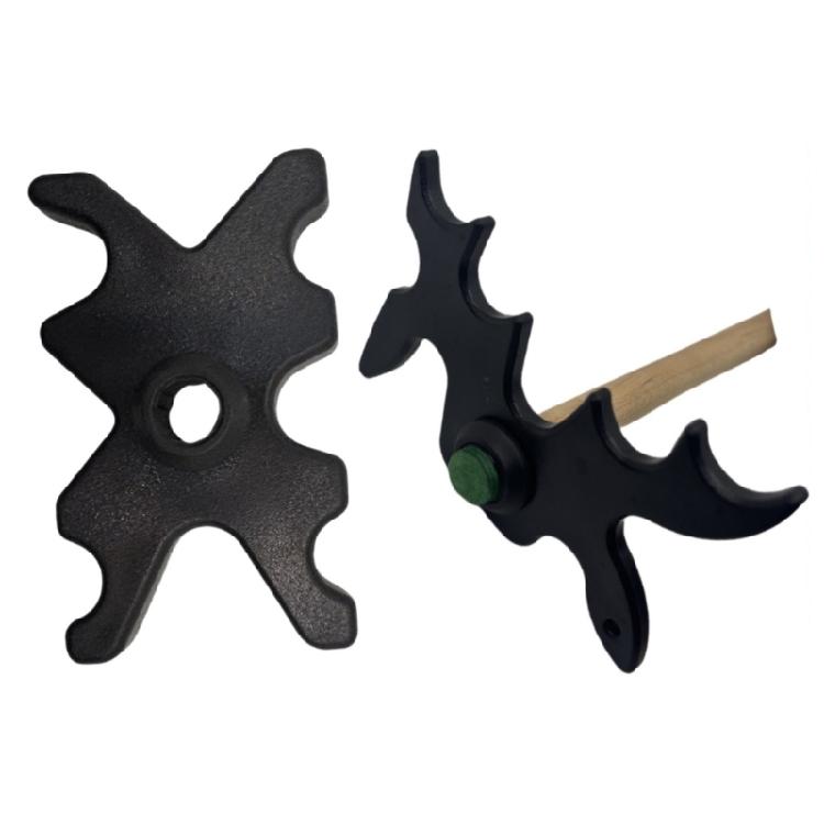 Light Weight Billiard Cue Rest Bridge Portable Unique Bridge Head Black Plastic Slip-On Bridge Billiards Cue Rack