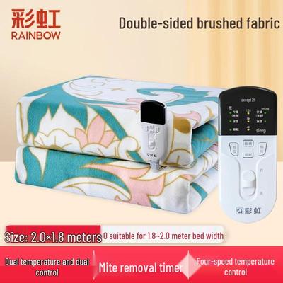 Rainbow Dunhuang Museum Dual Control Electric Blanket