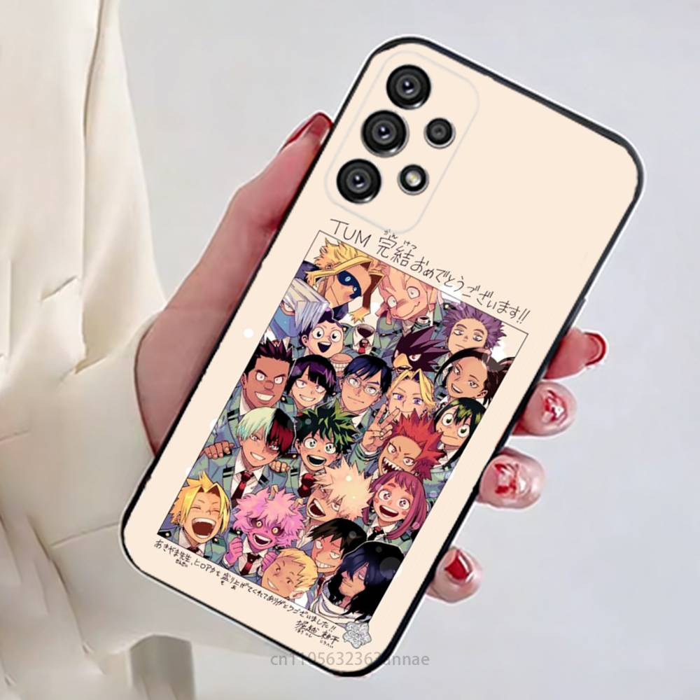 Deku Bakugou Shouto Hero A-Academia Phone Case for Samsung Galaxy A73,23,53,33,14,24,13,72,22,52,32,54,A34 Soft Cover