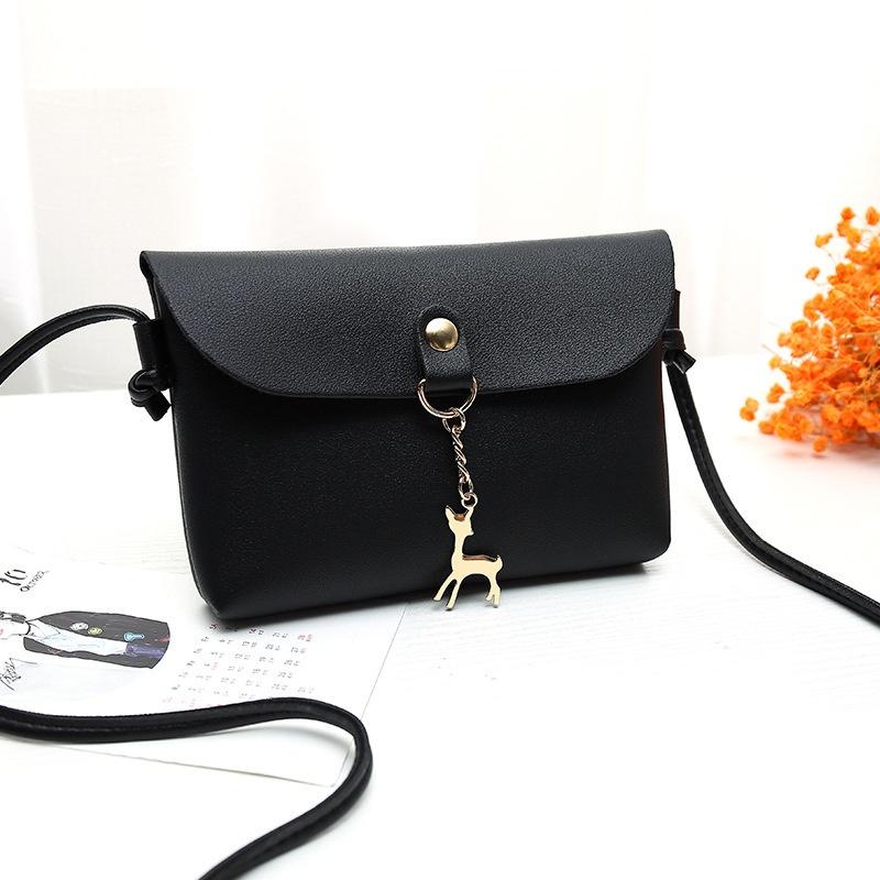 Chic Women's Shoulder Bag Pu Leather Solid Messenger Crossbody Handbags Purse Fashion