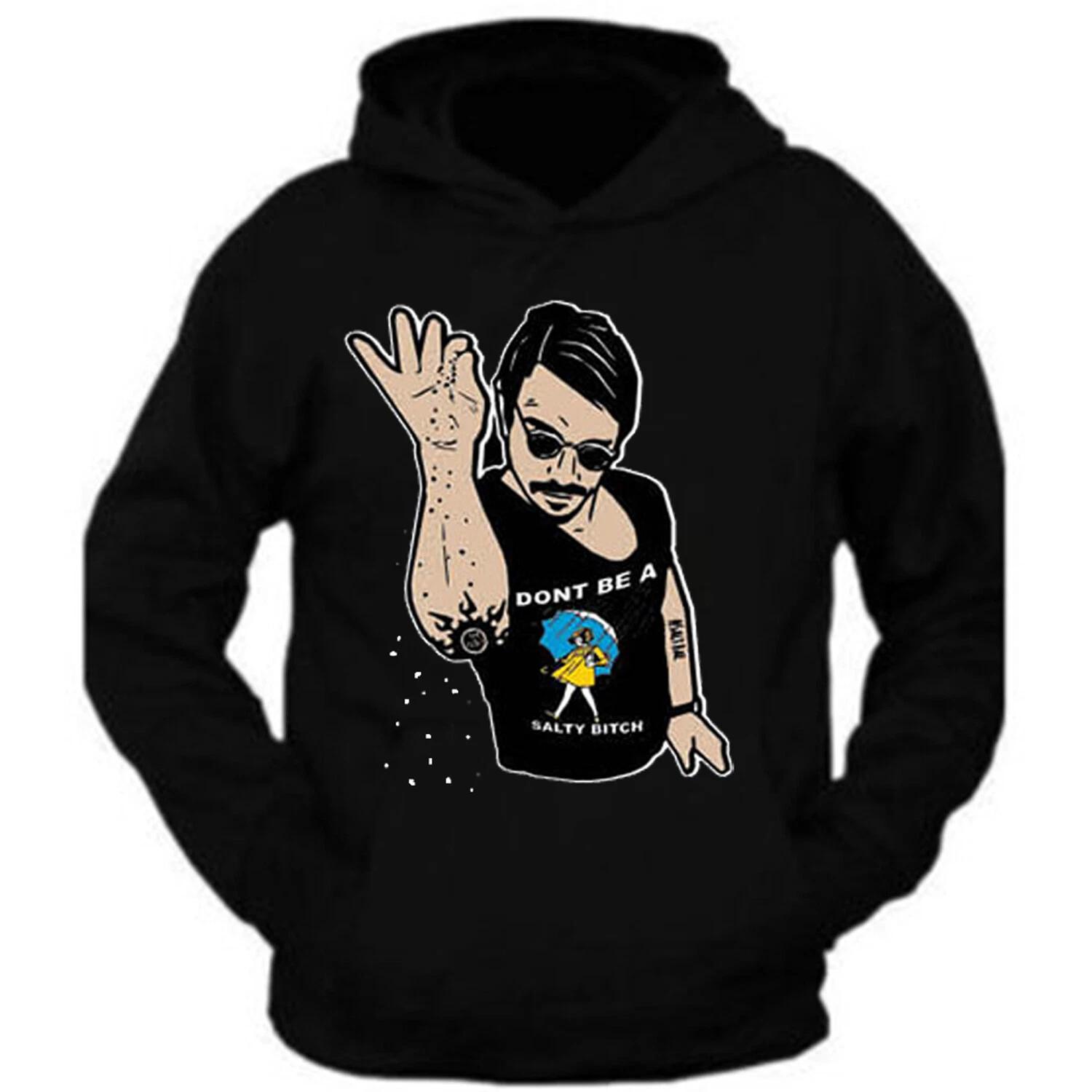 Salt Bae Funny Hoodie Viral Internet Meme Facebook Turkish Chef sweatshirt S