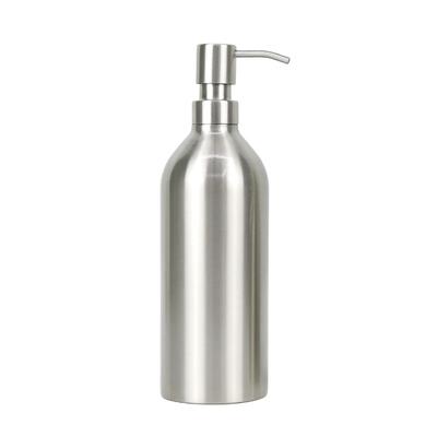 1 Stück Gebogene Schulter Gerade Edelstahl Seifenspender 304 Handdesinfektionsmittelflasche für Zuhause Hotel 500ml / 700ml