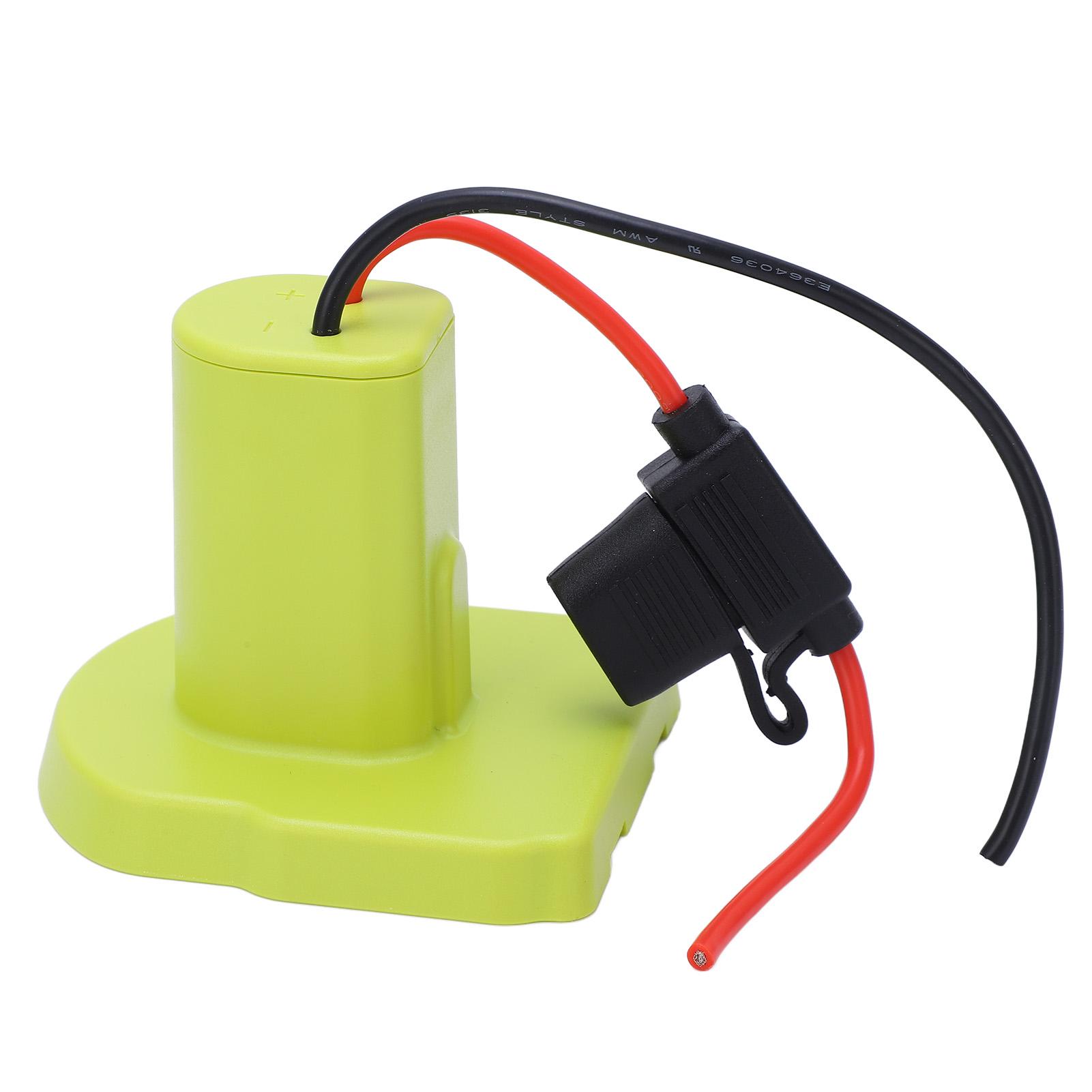 

Адаптер батареи для Ryobi One+ 18 В с 2 предохранителями, провод 14AWG, преобразователь мощности для DIY робота-игрушки