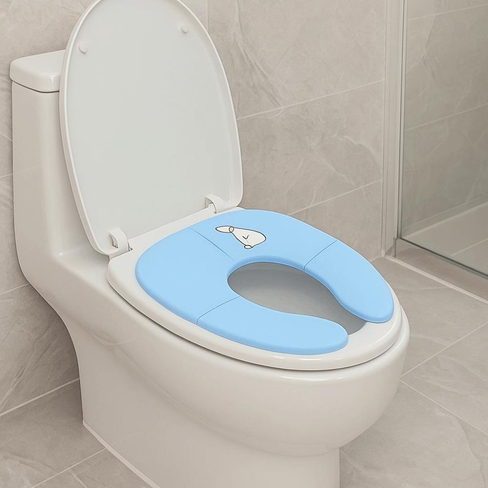 Washable Baby Travel Toilet Seat Cartoon Travel Potty Seat Toilet Training Seat  Public Restrooms