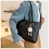 Faux Leather Tote Bag for Women Large Capacity Shoulder Handbag