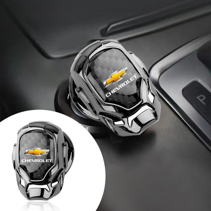 1 ks Ochranný kryt tlačítka startování jedním kliknutím do auta, dekorační samolepka na vnitřní tlačítko, příslušenství pro Chevrolet Cruze Aveo Captiva Lacetti