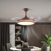 Solid Wood North American Walnut Ceiling Lamp with Full Spectrum Eye Protection for Living Room and Bedroom
