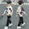 Boys' Spring Sweater Suits, Spring, Middle and Large Children, Boys' Sports Clothes, Spring and Autumn Models, Cool and Handsome Trend