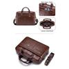 Echte Leder Herren Aktentasche Tragbare Büro Handtasche für Laptoptasche Hohe Qualität Business Messenger Umhängetaschen Reisen