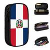 Dominican Republic Dominica Flag Pencil Case New Pen Bags Girl Boy Large Storage School Supplies Zipper Pencil Pouch