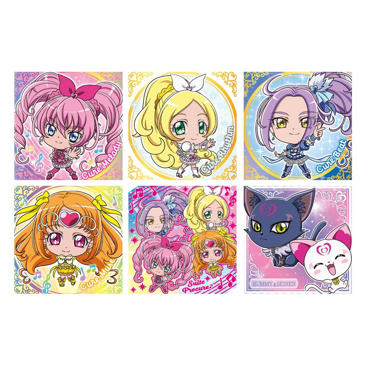 BANDAI Niformation PreCure All Stars Seal Wafers 3 Wafers Candy Toy Set of (Baked Confectionery) [Box 20]