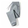 Men Thick Jogger Pants Fleece Lined Casual Sports Trousers Warm Loose Sweatpants with Zippered Pockets for Winter Daily Outings Street