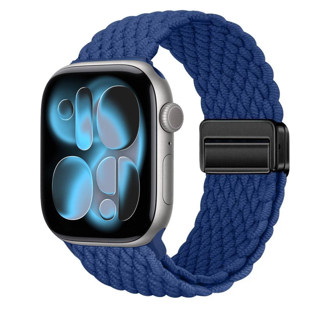 Nylon Strap for Apple Watch 11 10 46mm 42mm/Ultra 3 2 1 49mm Magnetic buckle Wristband iWatch 9 8 7 6 5 4 SE 45mm 44mm 41mm 40mm
