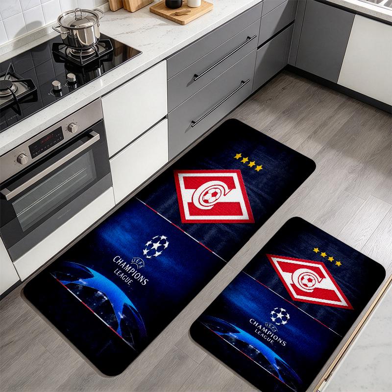 Spartak Moscow Zeal.78 Flannel Kitchen Mat Christmas Soft Area Rug Non Slip Floor Carpet Home Decoration