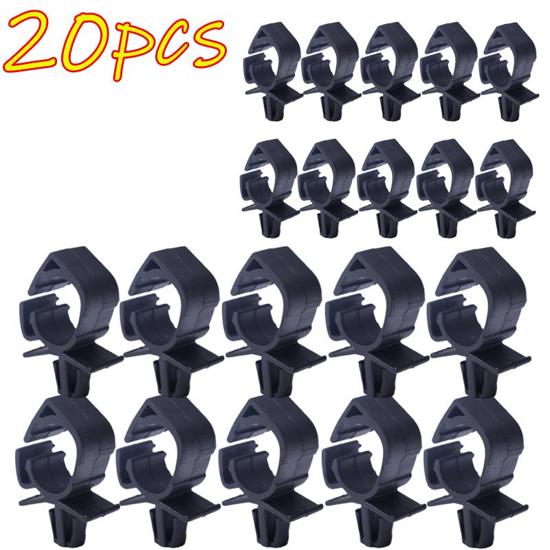 30-1pcs Car Wiring Harness Fastener Cable Ties Manager Car Route Cable Clamp Fixed Retainer Clip Auto Wire Organizers