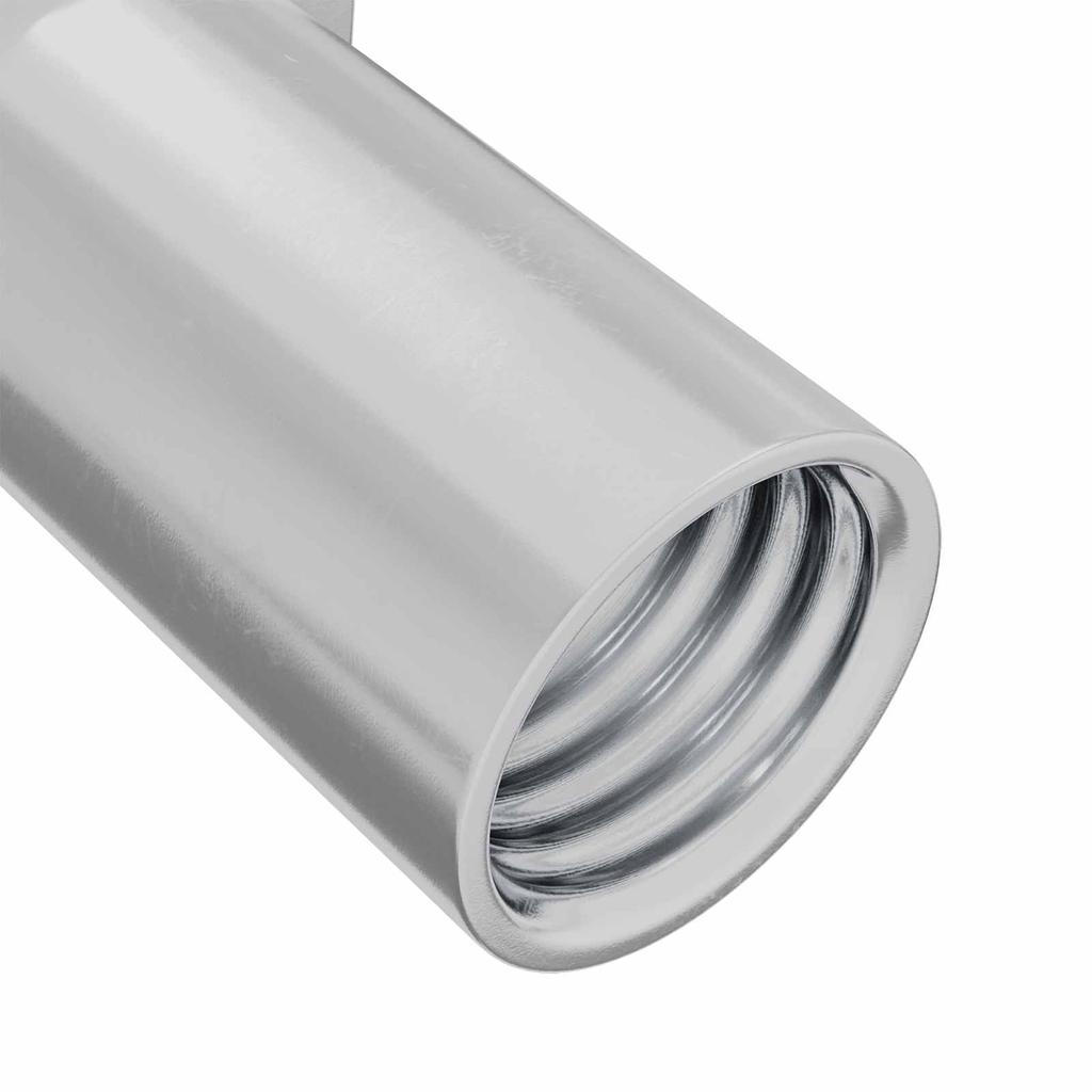 Lock Nut 2 Pcs Nickel Plated M6 X 15 Mm Steel