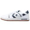 As-1 Pro Casual, Comfortable and Versatile Non-Slip Low-Top Board Shoes Unisex White and Blue