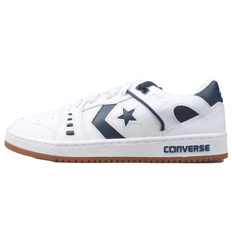 

Converse As-1 Pro Casual, Comfortable and Versatile Non-Slip Low-Top Board Shoes Unisex White and Blue 37.5