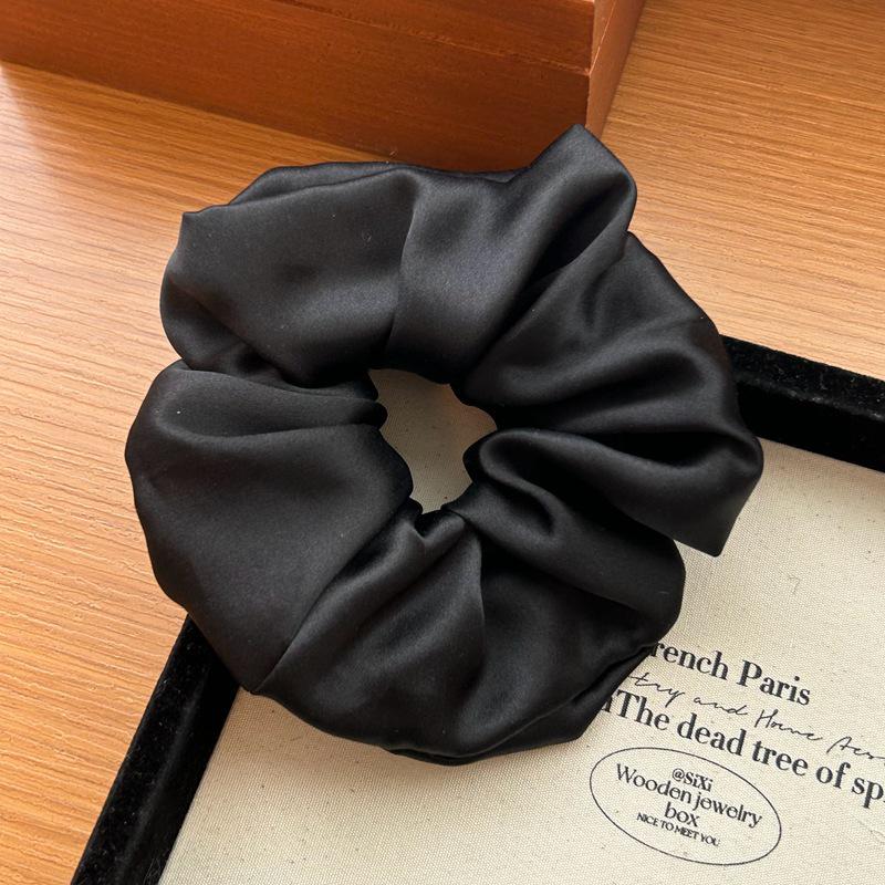 Korean Style 100% Mulberry Silk Hair Tie – 5cm Wide, 19 Momme, for Women