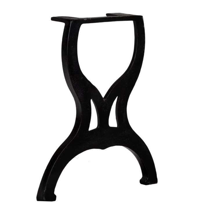 Bench Legs - vidaXL - X-frame - Cast Iron - Black - Industrial Style