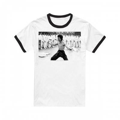 Bruce Lee Unisex Adult Triumphant Ringer T-Shirt