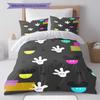 Retro-chic Mickey Mouse Themed Print Bedding Set – Perfect for Decorating A Child's Bedroom. Comfortable and Warm.