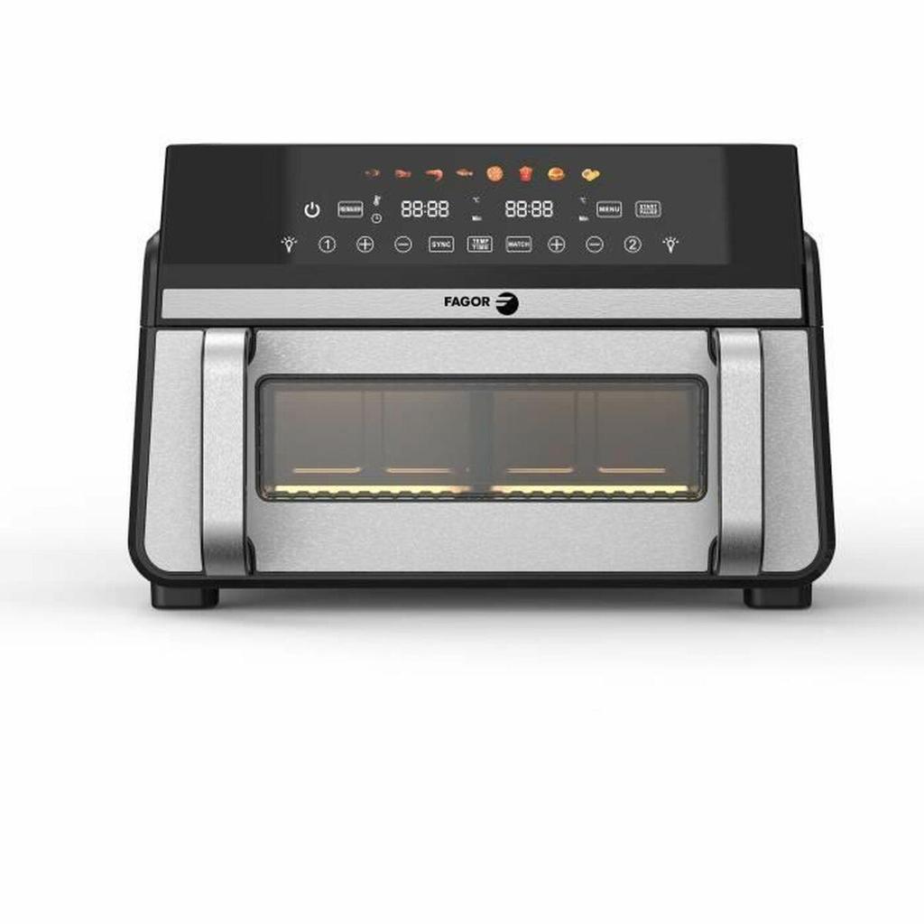 Fagor FG10AF Air Fryer 11L Dual 5.5L Tanks Black