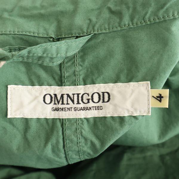 unused OMNIGOD cotton Long coat 4 green Men's Used