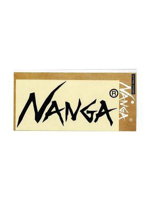 Nanga Nanga Logo Cutting Sticker L Blk