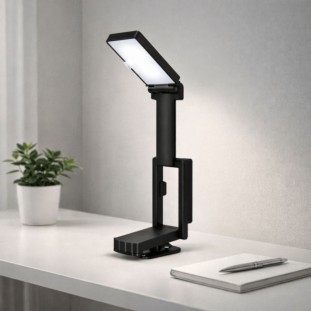 USB Charging Foldable Desk Lamp Eye Protection Book Light Portable Study Lamp  Travel
