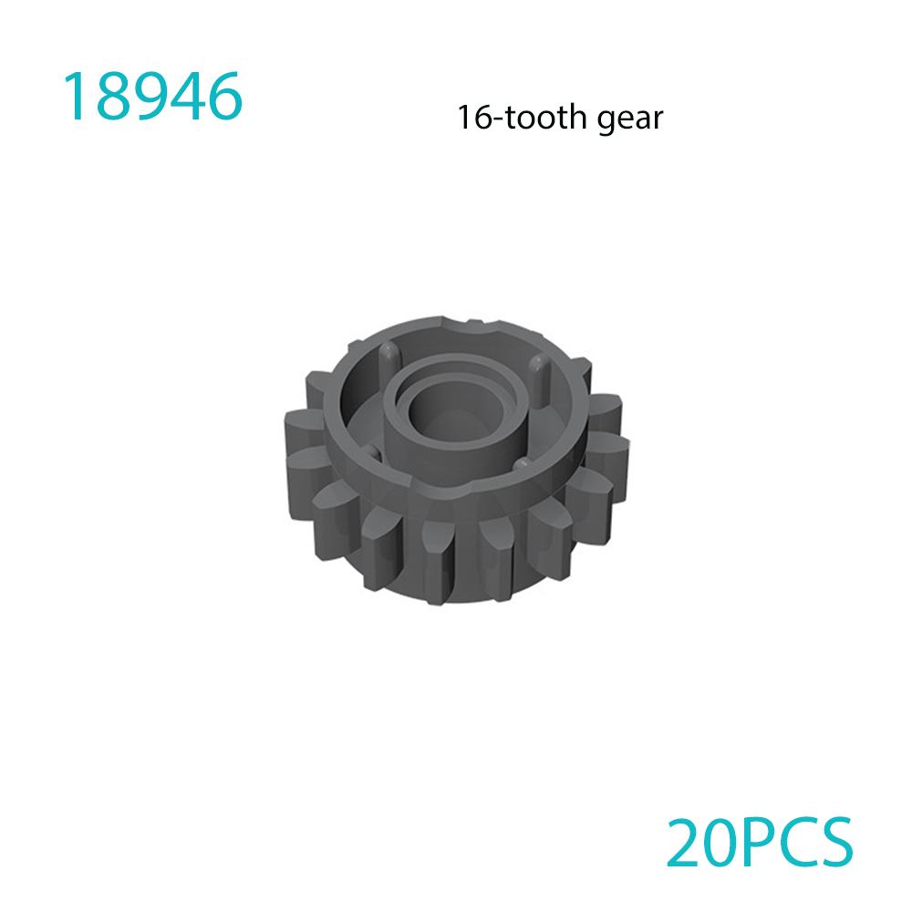 DIY Building Blocks MOC Technical Gear Axle Bricks Parts Worm Rack Conector Train Car Crane Model Assembles Christmas Gifts