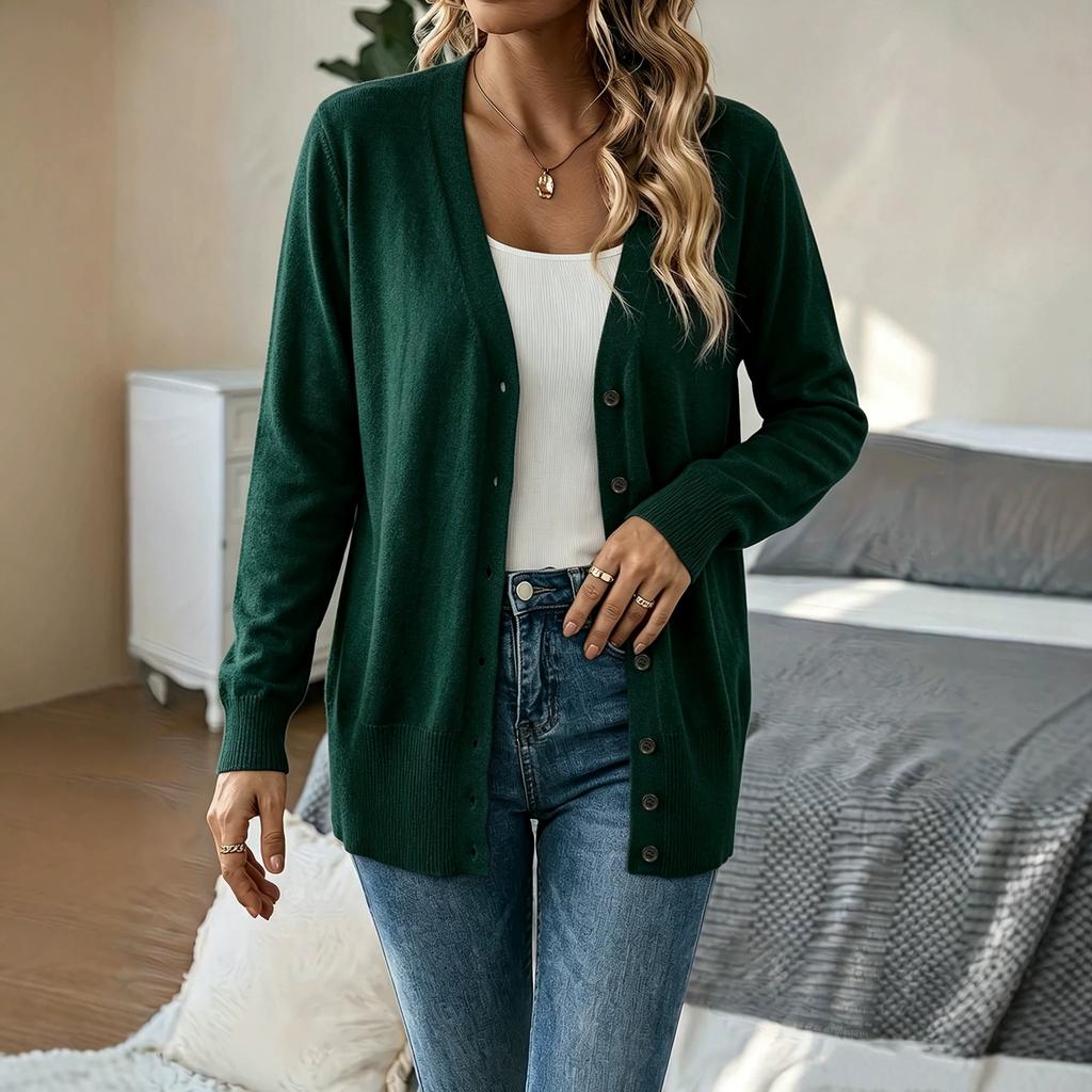 Women's Cardigan, Long Sleeve for Fall and Winter