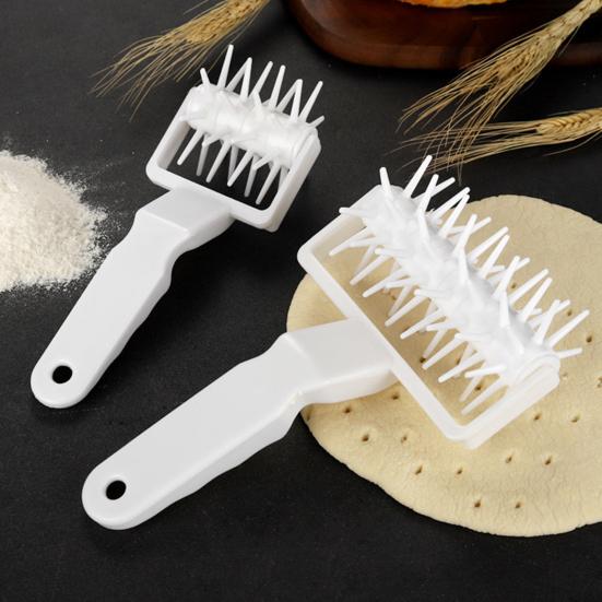 Pizza Punch PP Pizza Dough Roller Patterned Wheel Tool for Crust Scoring BPA-Free Bread Dough Hob Exhaust Tools