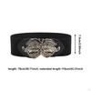 Women Wide Elastic Waist Belt, Retro, Fashion, Ladies Dress Belt for