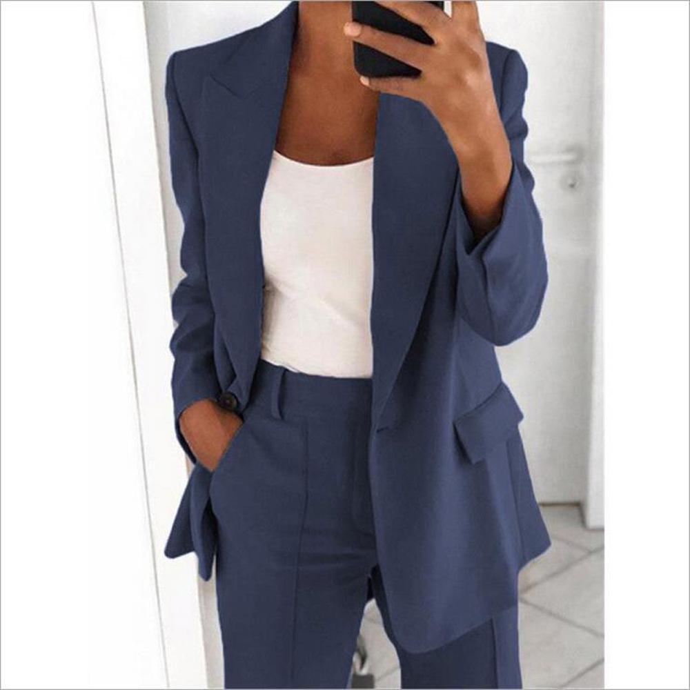 Cardigan aderente a tinta unita moda europea e americana 2024 Set completo da donna