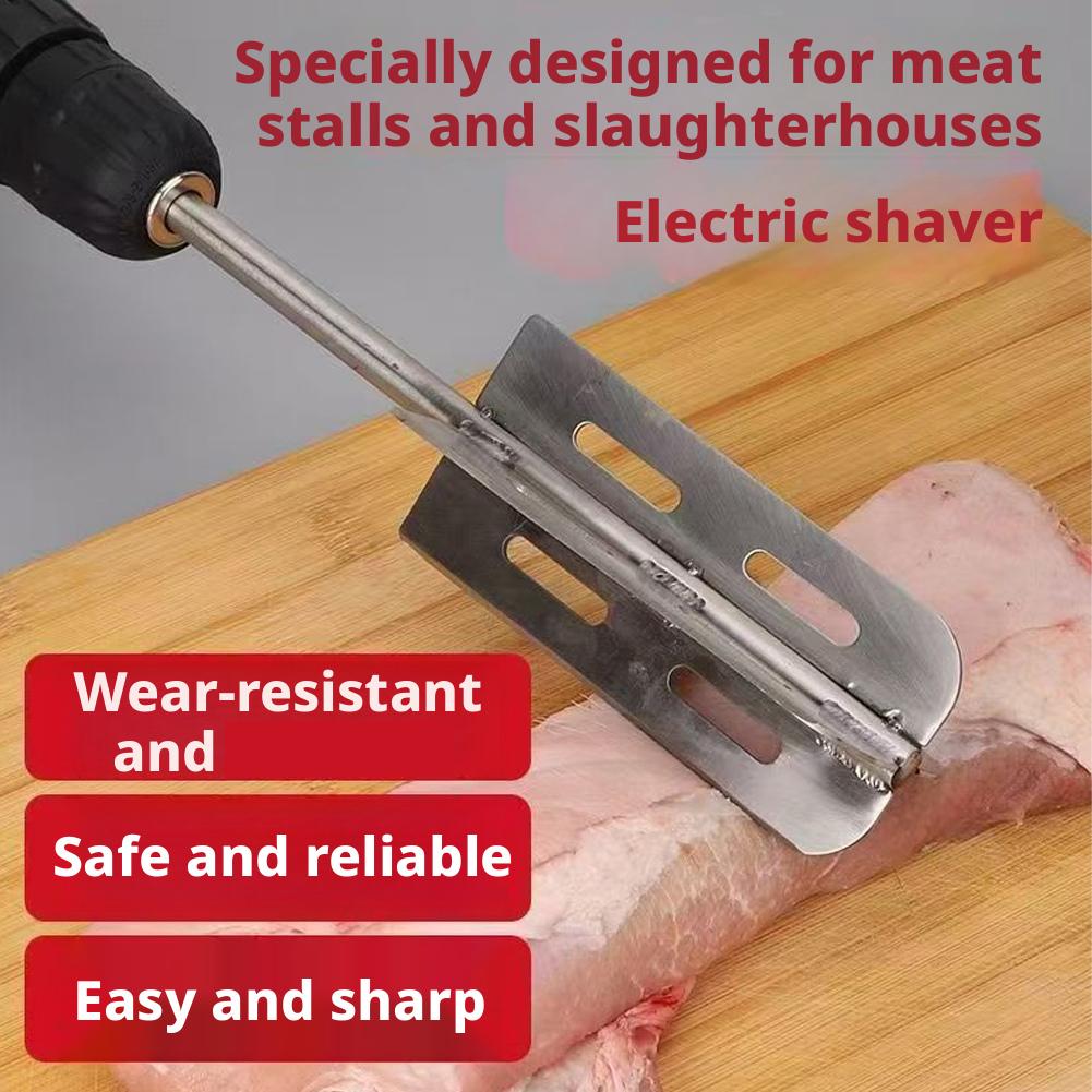 Stainless Steel Manual Pig Hair Scraper, Efficient Hair Shaver, Professional Sheep Dehairing Tool for Slaughterhouse A6G0