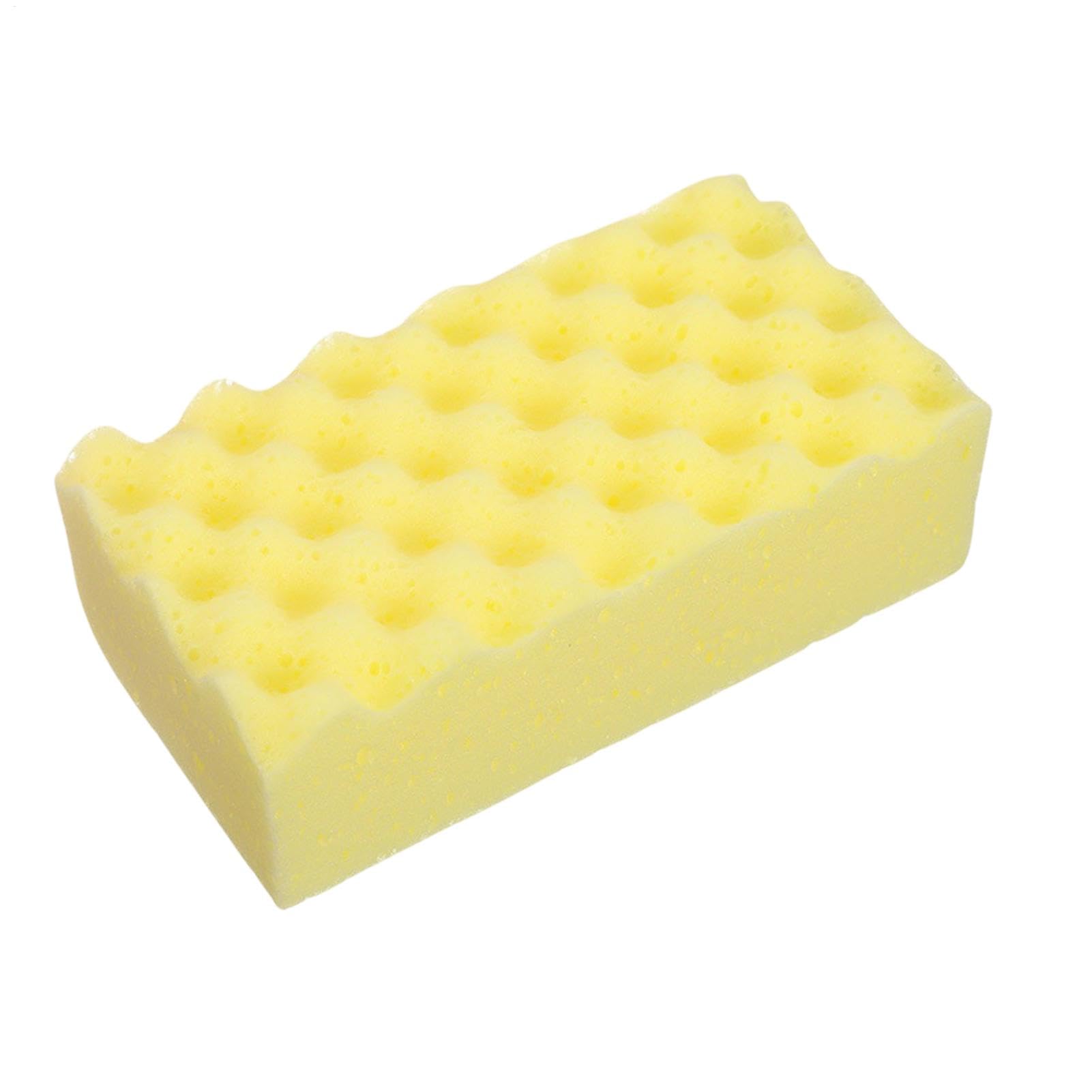 

Car Wash Sponge, Suction Tire Wheel Wash Pad, Extra Thick Foam Scrubber, Easy 17.5*11*7cm