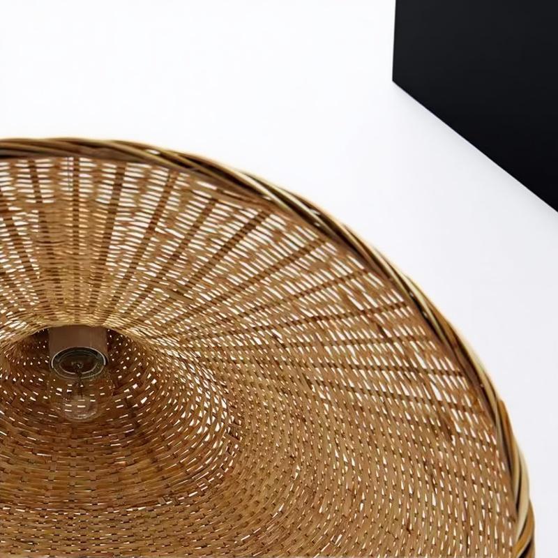 Southeast Asia Bamboo Rattan Weaving Pendant Lights Cafe Dining Room Hanglamp Home Decor Rural Loft Hanging Luminaire