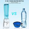 Durable Leakproof Dog Water Bottle Foldable Portable Cats Water Feeder Bowls Dog Water Dispenser For Pet Dogs Cats